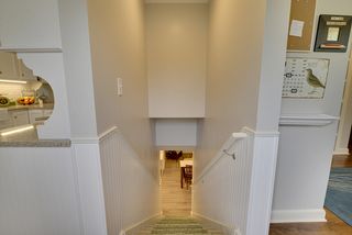 Bead board wainscot, enhanced head height!