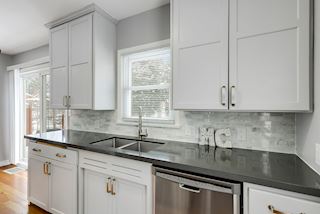Tons of counter space in kitchen