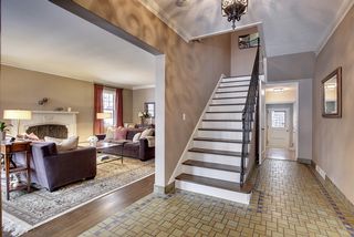 The Entry Foyer featutes a Grand Central Stairway that leads to all Three (3) Floors of the Home. 