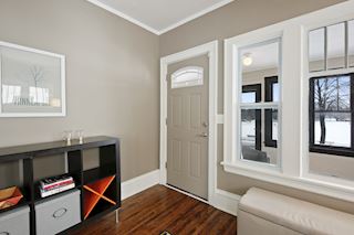 Front entry to living room