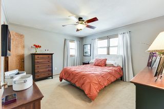 Master bedroom with ceiling fan