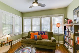 Sunroom offers another gathering spot awash with sunlight. 