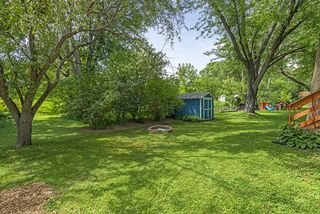 Semi-private backyard with plenty of shade