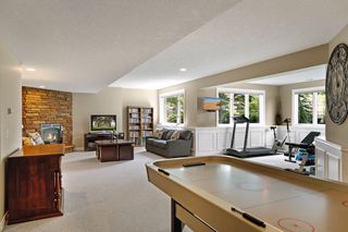 Lower level with 3 separate areas