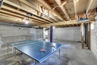 Unfinished basement - ample storage. 
