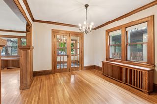 Formal Dining Room with vintage millwork!