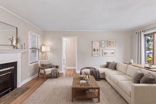 Staged living room
