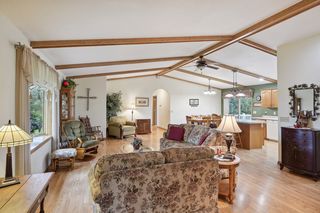 Open living/dining/kitchen area is perfect for entertaining
