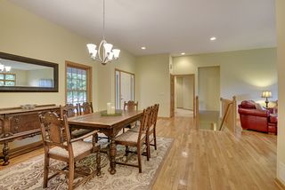 The open main level allows for room to entertain