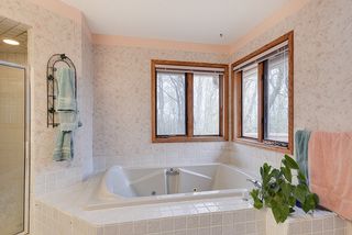 Relax in the whirlpool tub...