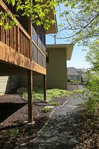 Landscape becomes the mowers friend