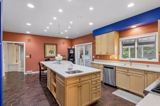 Tons of cabinets and workspace