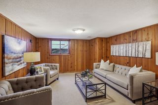 Cozy lower level family room.