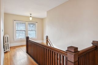 upper stairway with bright loft
