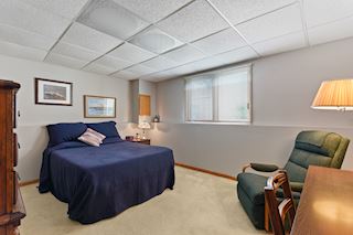 Lower level bedroom.