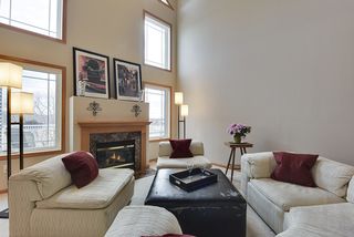 Relax with family and friends in front of cozy fireplace