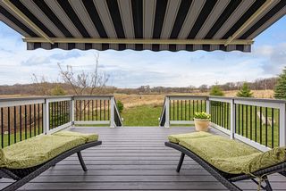 Scenic view off the deck.  Relax under the retractable sunshade.