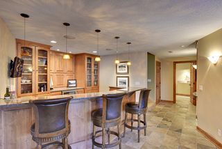 Bar area is easy access and open to family room