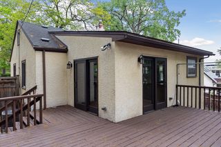Wraparound Deck off of the kitchen