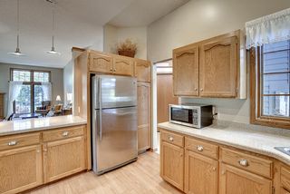 Large stainless refrigerator.