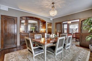 The Formal Dining Room is ideal for Grand Scale Entertaining! You will find a Silver Cabinet and Original Built-In Buffet...