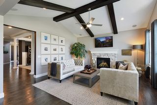 Warm and inviting Great Room with cozy fireplace...