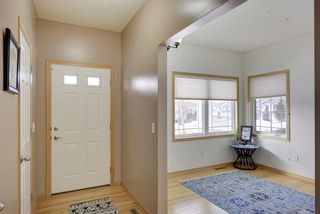 Neutral Entry with Powder Room & Front Office/Den with Nice Light