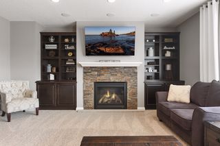 Main Floor Living Room, Built-In Cabinetry & Gas Fireplace