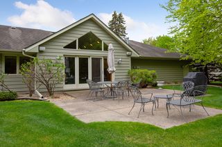 Patio off of the Family room for summer outdoor gathering and dining