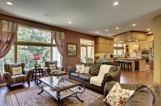 Great room, informal dining and gourmet kitchen 