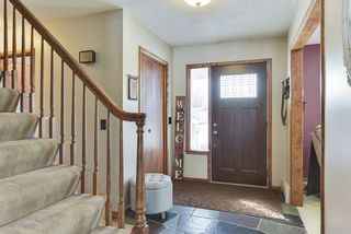 Front entry, new front door, slate flooring