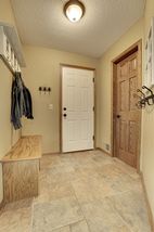 Mudroom has Ceramic Floor and Walk-in Closet!