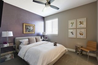 Guest bedroom with private access to upper level bath...