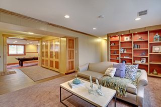 Storage and display cabinets. 
