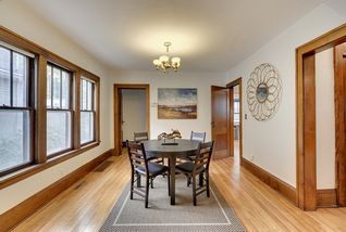 Dining room right off of kitchen and living room. 