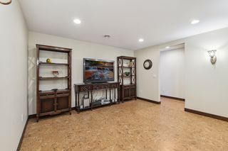 Media Room in  Lower Level without  Virtual Staging