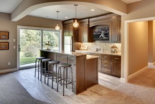 Lower level wet bar