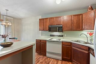 Pull up a chair to the breakfast bar to the left if your heart desires!