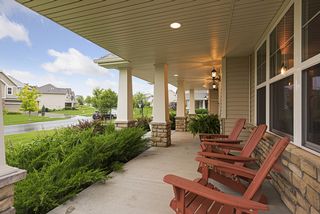 Perfect porch to relax as you enjoy a fresh cup of coffee or tea.
