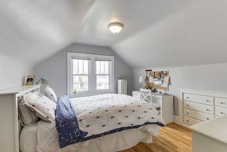 master bedroom upper level with recessed drawers
