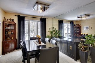 Formal dining room off of the formal living room is very nicely sized to entertain