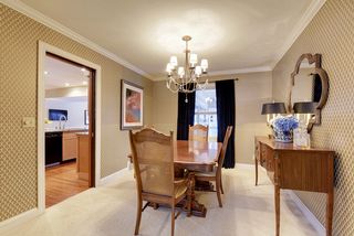 Formal Dining Room has cove molding too!