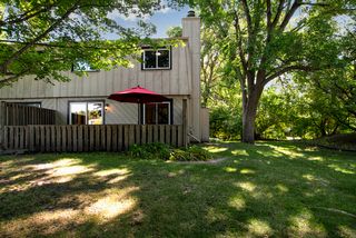 Entrance from patio to oversized corner lot