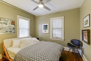 One of two bedrooms on main floor