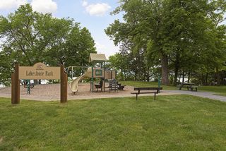 The neighborhood park is a wonderful gathering spot and has private access to Lake Independence