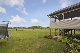 Over 1/3 acre in this beautiful back yard