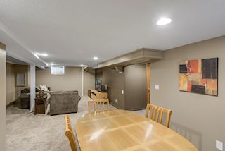Tons of space in the finished basement