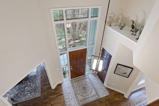 grand foyer leads to the upper level