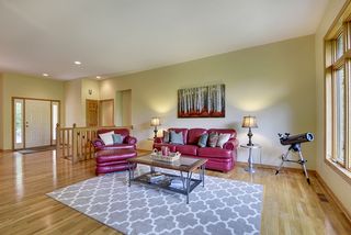 Hardwood floors and high ceilings give this home a wonderful open feeling