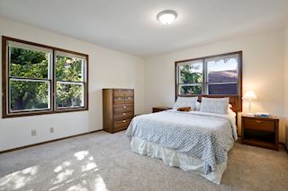 Upper level has two bedrooms and a full bath. The Master has a very large walk in closet